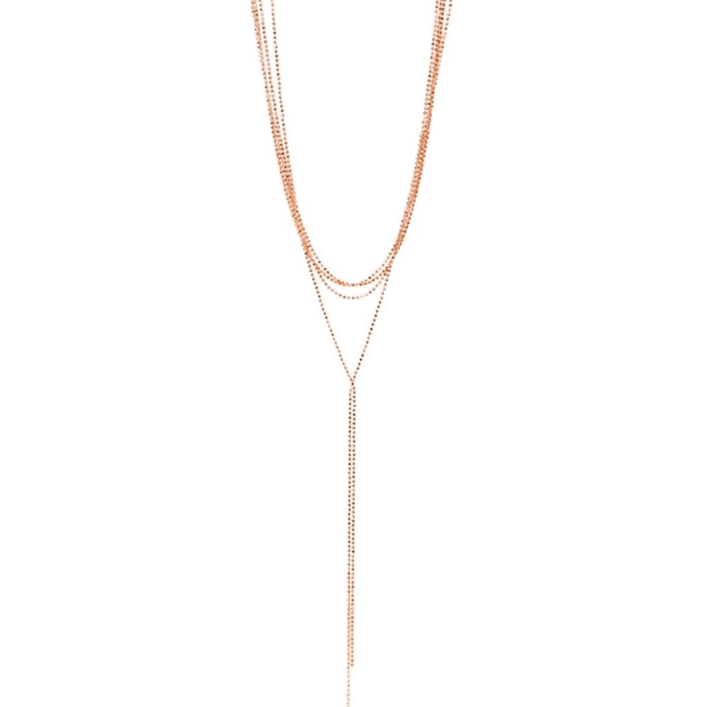 NWT 8 OTHER REASONS Nine Lives Choke in Rose Gold